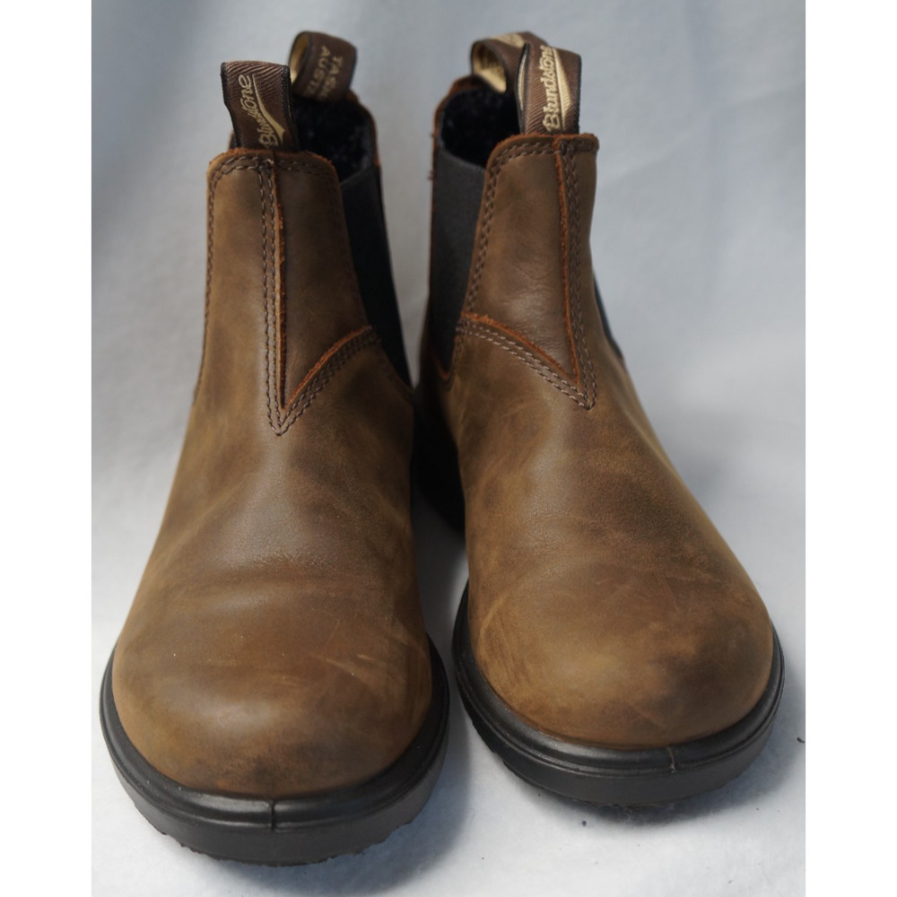 BLUNDSTONE Kids’ Series #565 Rustic Brown Leather Chelsea Boots AU 2 US -3.5 - Picture 6 of 11